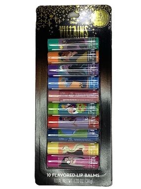 Disney Villains 10 Flavored Lip Balm Set By Taste Beauty